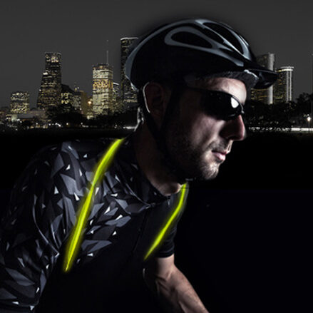LED webbing for security
